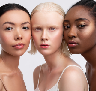 Diverse models showing unique styles, reflecting Mirabella Beauty's commitment to individuality and universal beauty standards.