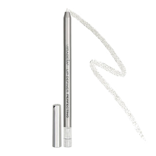 Mirabella Perfecting Lip Definer pencil shown next to its clear swatch on a white background.