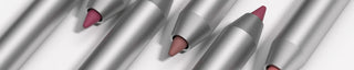 An image banner of Mirabella Beauty's Lip Liner pencils showing the shades available and the retractable precision point. 