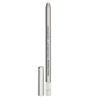 Mirabella Perfecting Lip Definer pencil shown next to its cap on a white background.